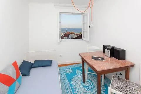 Alfama Tejo River And Sight